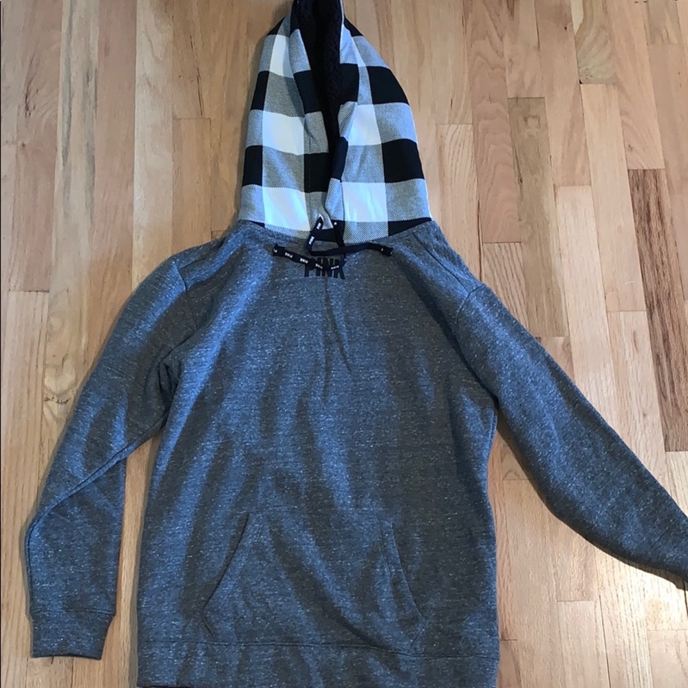 PINK Victoria’s Secret Gray Hoodie
